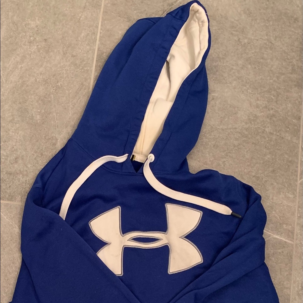 SOLD. Under armour men’s hoodie bright blue